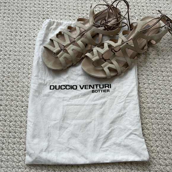EUC Duccio Venturi suede gladiator sandals size 8/38 with dust bag! - Picture 8 of 8